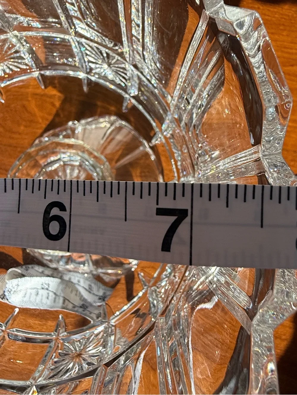 Vintage Shannon Crystal by Godinger Pedestal Bowl - 24% Lead Crystal